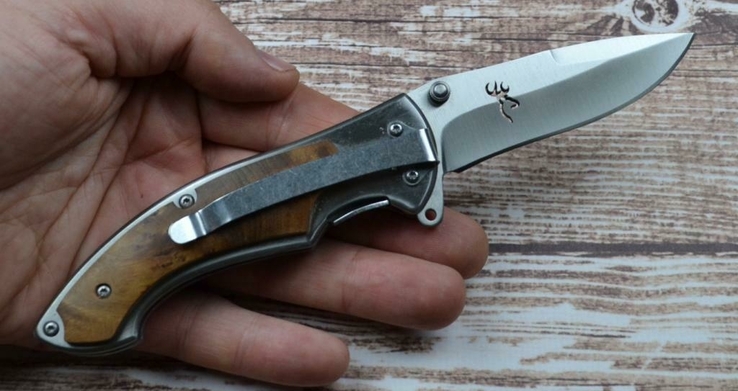 Нож Browning 337 (с прорезом), фото №4