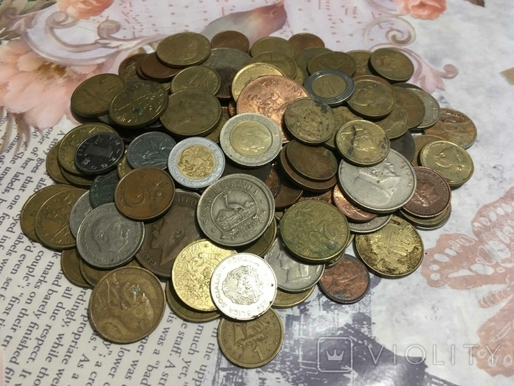 Монеты мира 150шт, фото №4