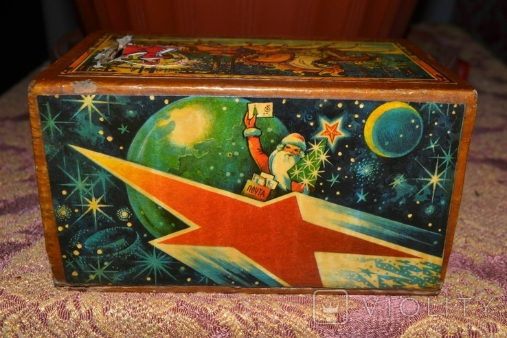 Коробка (копилка) новогодняя, СССР