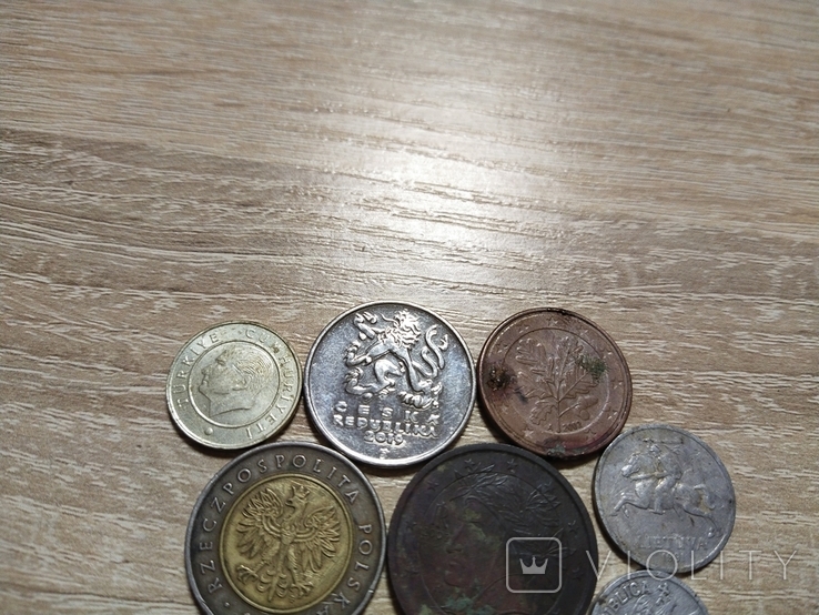 2 Євро, 5 Злотих та інші монети Європи., фото №4