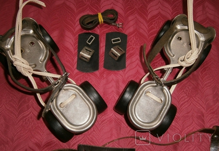 Раритетные роликовые коньки ретро ролики квады (СССР 80-х), фото №4