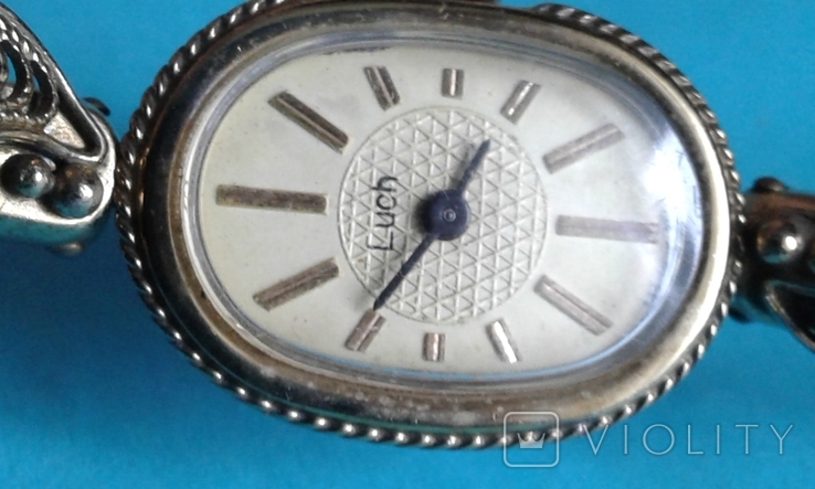 Часы женские Луч  с украшенным браслетом, фото №7