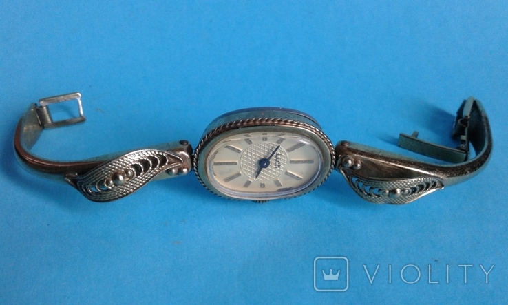 Часы женские Луч  с украшенным браслетом, фото №8