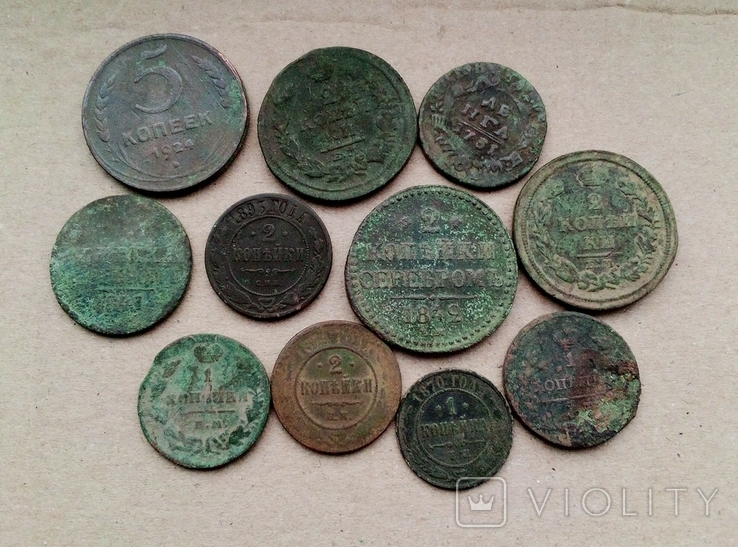 10 монет империи(мой пересыл УкрПочтой)