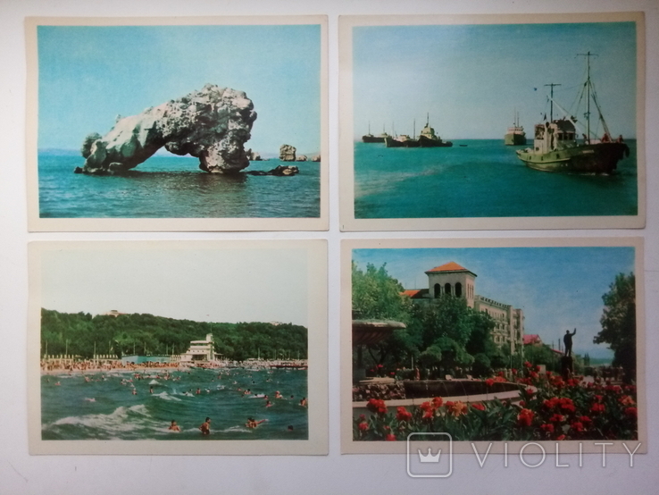 Азовське море. Комплект 10 листiвок (открытки набор). 1964 год, фото №5
