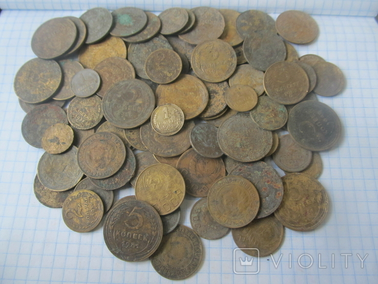 Монеты Разные - 1926 -1957 г г - 88 шт - Нечищеные.