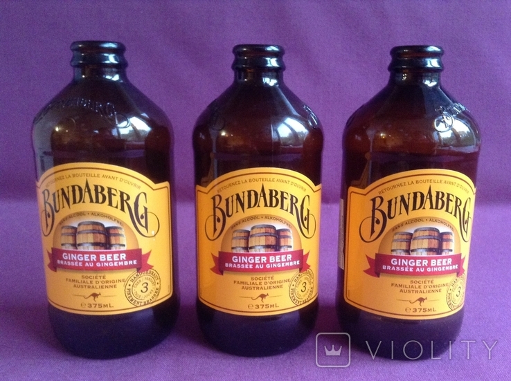 Бутылки пивные Bundaberg. 3 шт. Германия. Стекло.