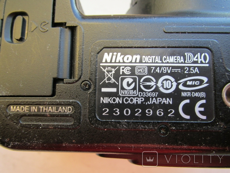 Фотоаппарат Nikon D40 + зарядное, фото №8