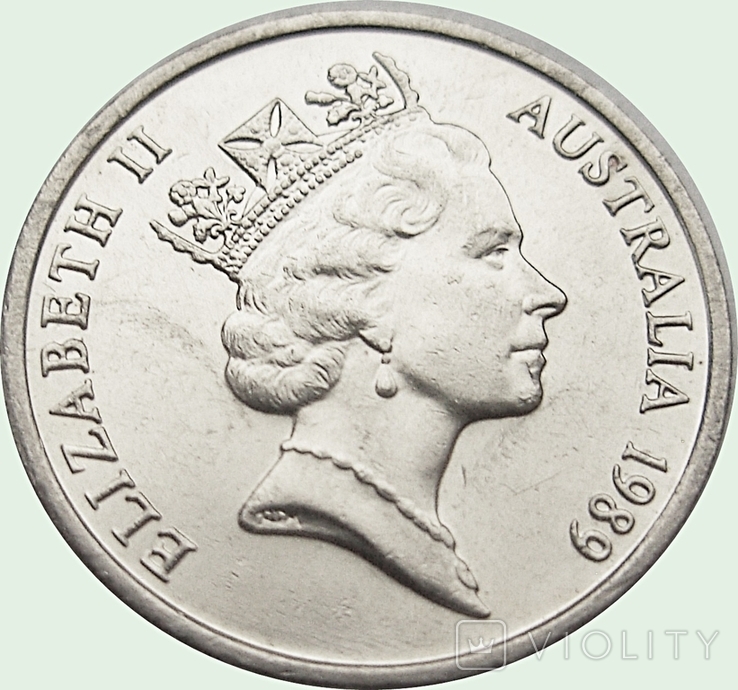 92.Australia 5 cents, 1989, photo number 3