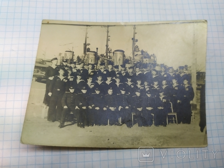 1945 Фото визволителів Порт-Артура. Російсько-японська війна. Моряки, Військово-морський флот, фото №2