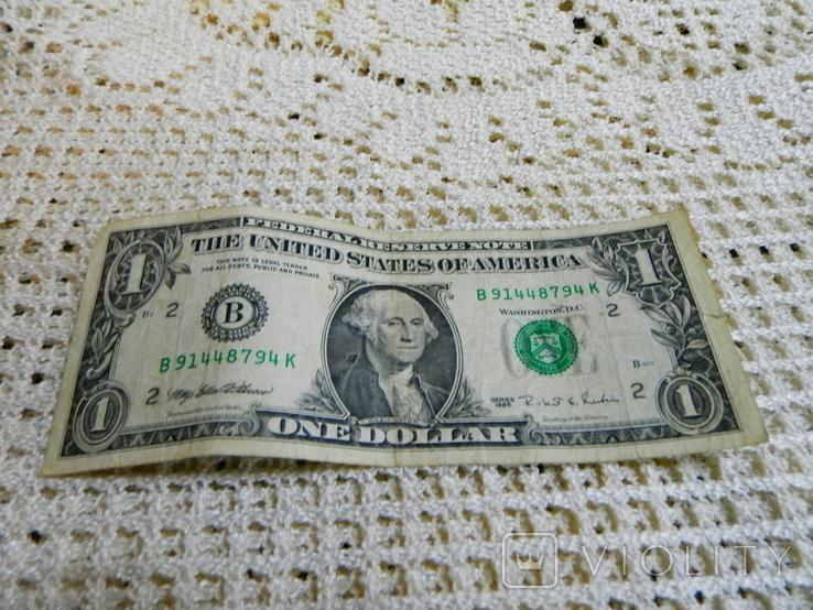 1 доллар 1995, фото №2