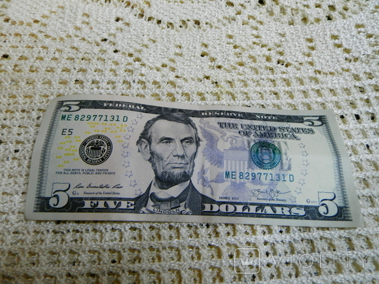 5 долларов 2013, фото №2