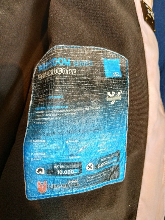 Куртка спортивная. Термокуртка O*NEILL мембрана 10 000 мм нейлон на рост 164 см, фото №9