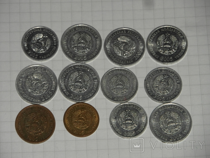 Разные монетыПриднестровская республика, фото №3
