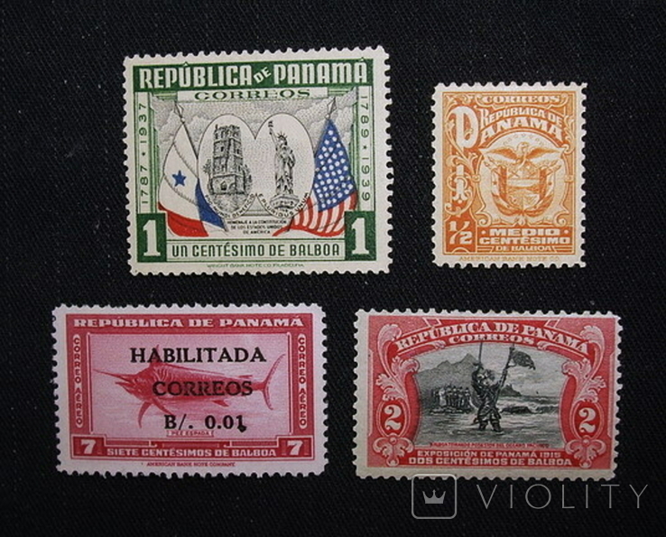 Панама Старые марки, фото №2