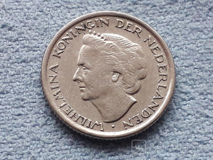 Нидерланды 10 центов 1948 года, фото №3