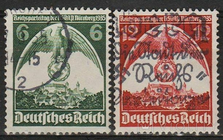 1935 - Рейх - Съезд в Нюрнберге Mi.586-87