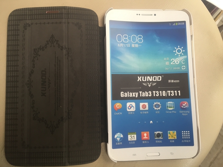 Чехол - футляр для Galaxy Tab3, фирмы XUNDD., фото №4