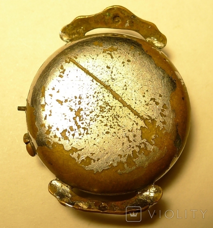 Старинные швейцарские часы с камнями на корпусе, фото №8