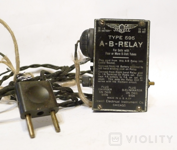 Jewell Type 595 A-B Relay USA