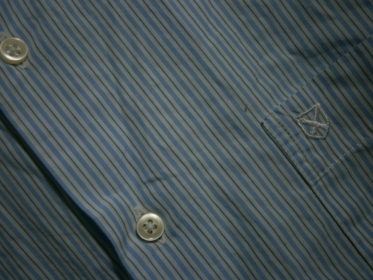 Barbour винтаж Рубашка полоска хлопок длинный рукав 50 52 54, фото №5