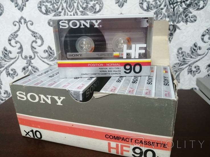 Упаковка аудиокассет Sony HF90n 2