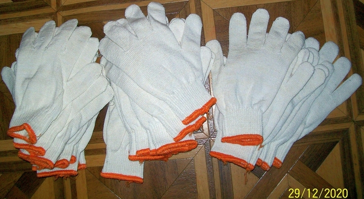 Перчатки новые белые. 12 пар., photo number 4