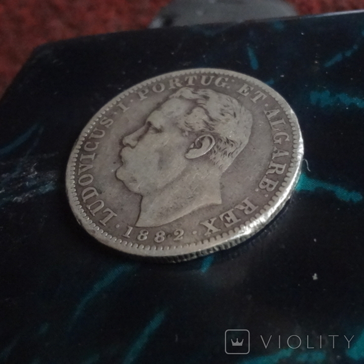 1 рупия 1882 Португальская Индия, фото №6