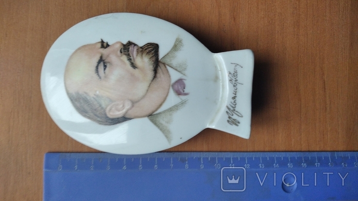 Ленин керамика, фарфор, на полку, фото №2