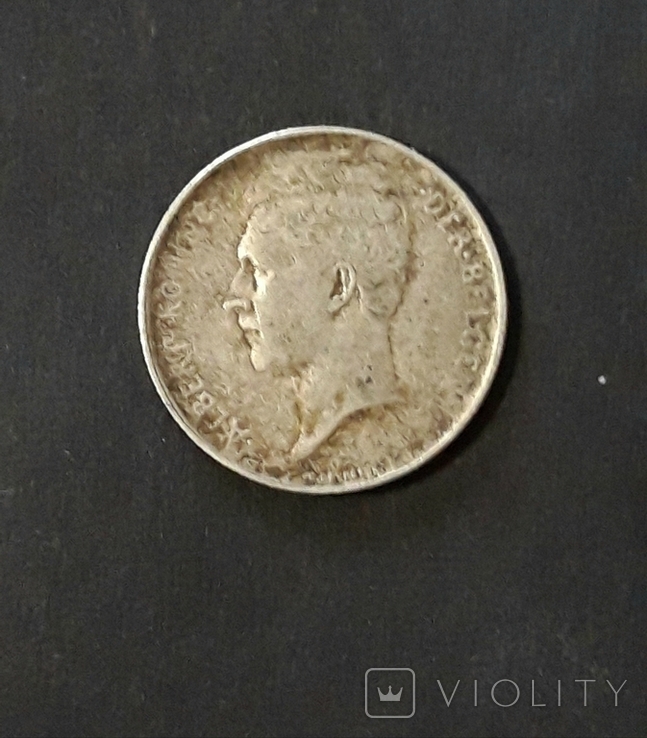 Бельгия 1 франк 1912 г. Альберт