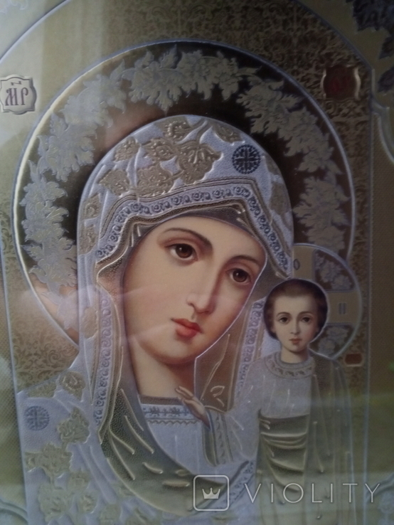 Вінчальна пара Іс.Христос і Божа Матір Казанська, фото №5