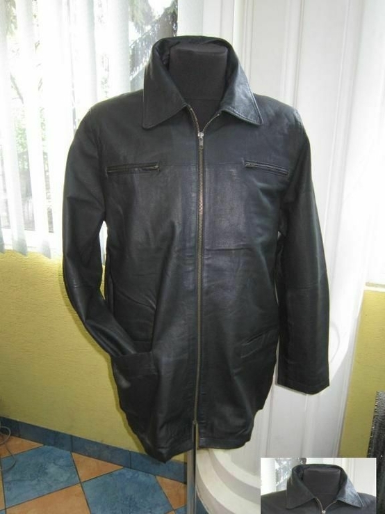 Лёгкая мужская кожаная куртка  JCC Collection. Германия.  Лот 986, фото №2