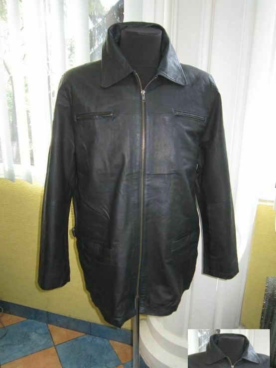 Лёгкая мужская кожаная куртка  JCC Collection. Германия.  Лот 986, фото №3