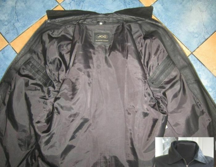 Лёгкая мужская кожаная куртка  JCC Collection. Германия.  Лот 986, фото №5