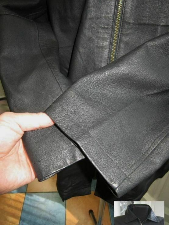 Лёгкая мужская кожаная куртка  JCC Collection. Германия.  Лот 986, фото №6