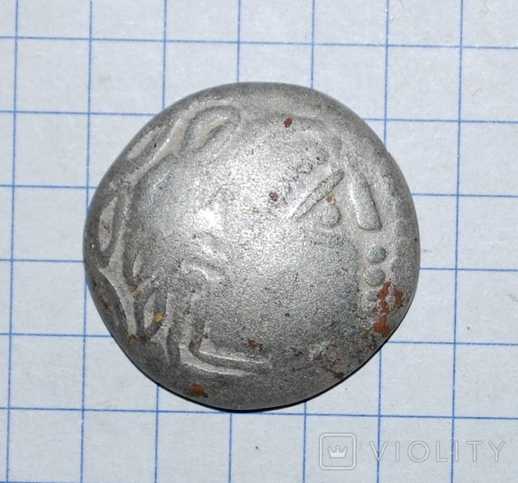 Кельтское подражание монете Филиппа II Македонского, фото №3