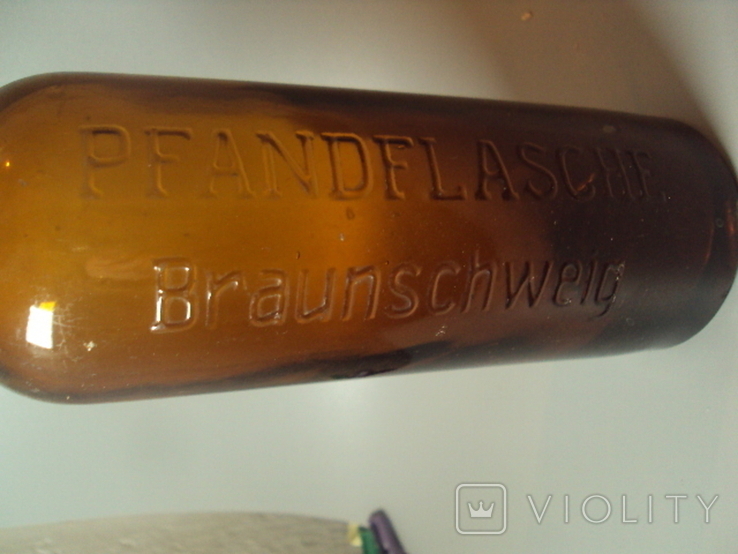 Beer bottle pfandflasche braunschweig dortmunder union bier with porcelain stopper 0.5 l, photo number 7