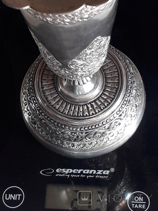 Ваза, серебро, 213 грамм, Индия, фото №12