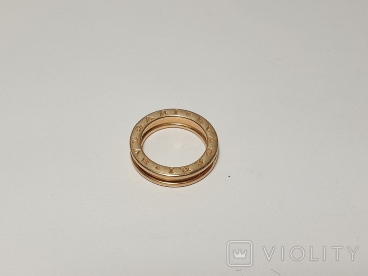 Золотое кольцо Bvlgari B.Zero1 18к 750 проба, photo number 5