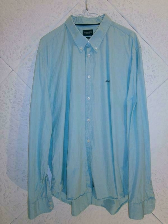 Красивая мужская рубашка Mcgregor полоска хлопок бренд 60 62 64 66 размер, фото №8
