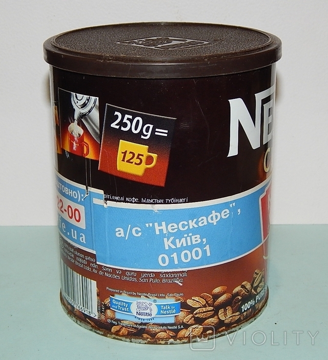 Большая банка nescafe акционная 2003г, фото №12