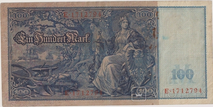 100 марок, 1910 год., фото №5