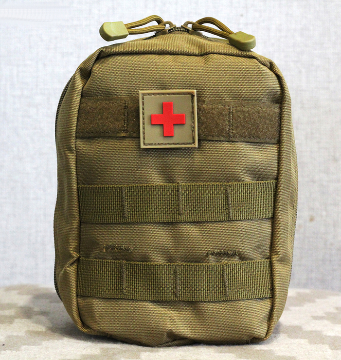 Тактическая универсальная сумка - подсумок, аптечка mini warrior (койот), фото №2