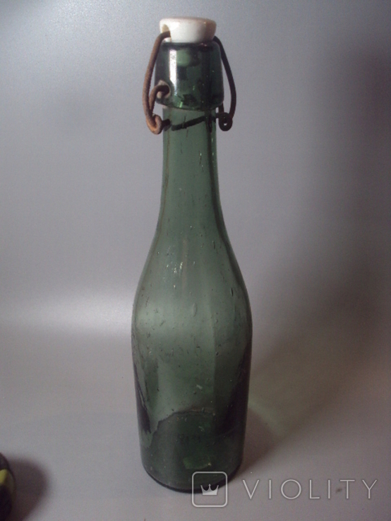 Beer bottle with porcelain cork height 28 cm, photo number 8