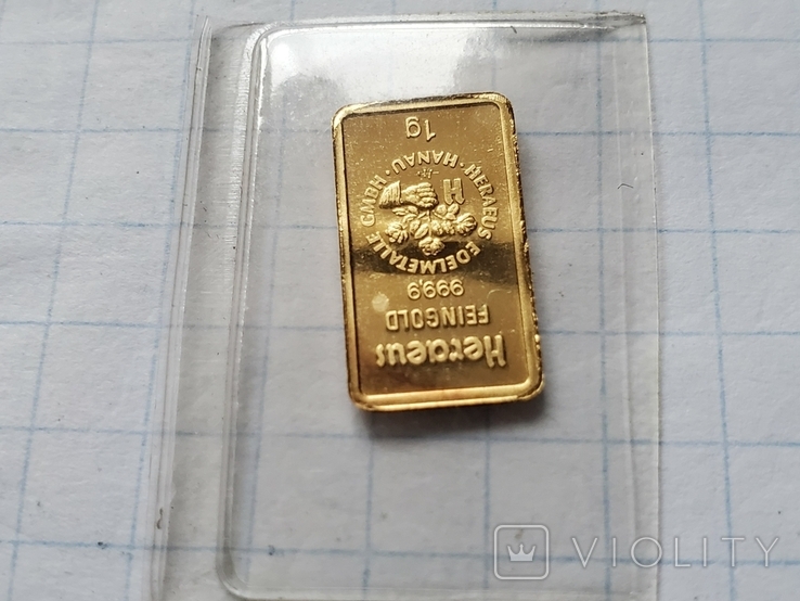 Gold bar 1 gram, 999.9, Pravex-Bank., photo number 11