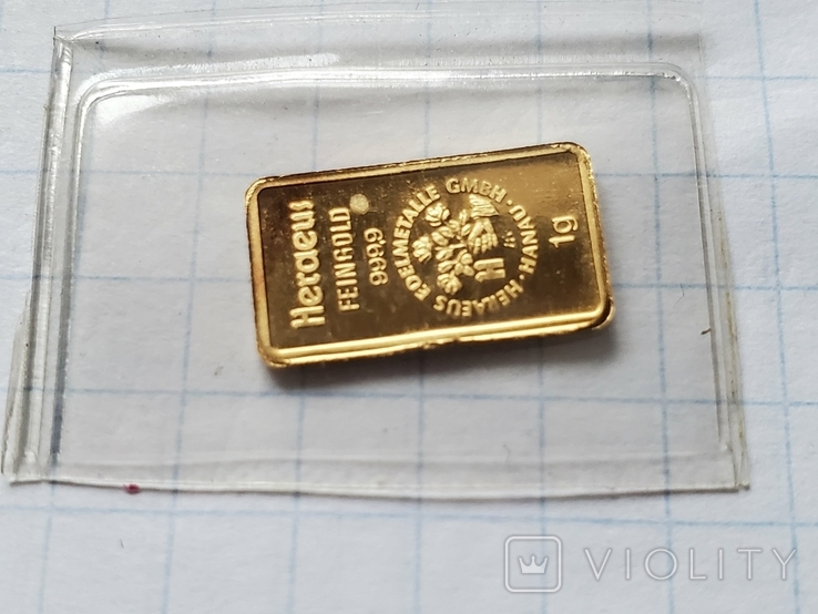 Золотий злиток 1 грам, 999,9, ПРАВЕКС-БАНК., фото №12