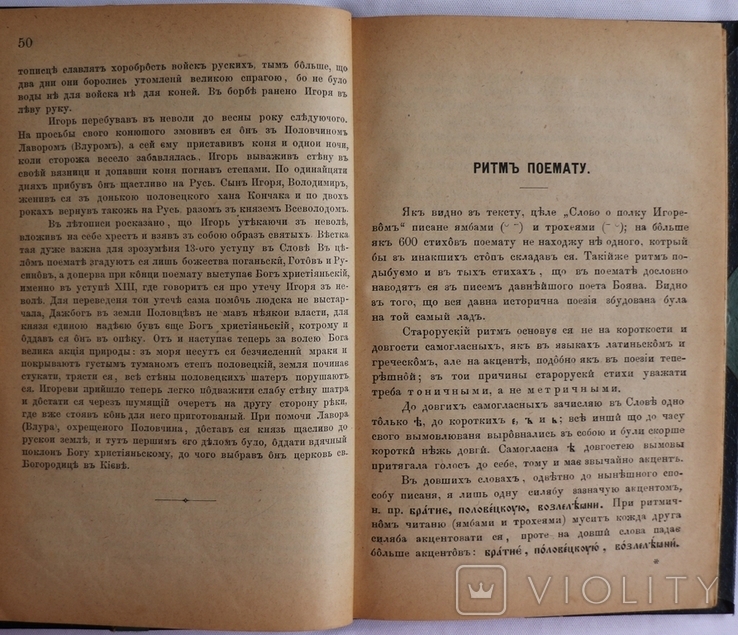 Слово о полку Ігоревім у перекладі та з коментарями Омеляна Партицького (Львів, 1884), фото №7