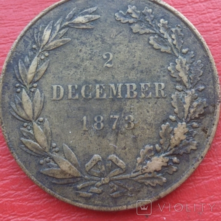 Медаль 1873 г., фото №6