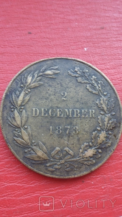 Медаль 1873 г., фото №8