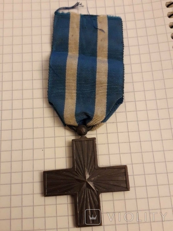  Хрест За Бойові заслуги Італія 1918, фото №3